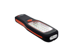 BALADEUSE LED CROCHET/AIMANTEE 160/50LM 6H NOIR/ROUGE IP20 3xAAA