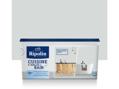 PEINTURE MURALE CUISINE ET BAIN RIPOLIN GRIS SOURIS 2 LITRE