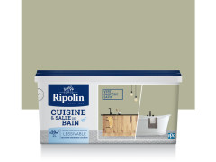 PEINTURE CUISINE ET BAINS VERT GASPESIE RIPOLIN SATIN 2L