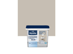PEINTURE MURALE CUISINE ET BAIN RIPOLIN BEIGE PIERRE DE LUNE0.75LITRE