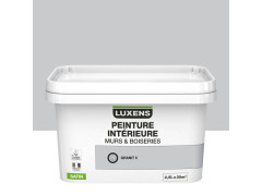 PEINTURE MUR BOISERIE INTERIEUR GRIS GRANIT5 LUXENS SATIN 2.5L