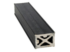 LAMBOURDE CHAUSEY 3000X40X30MM COMPOSITE NOIR