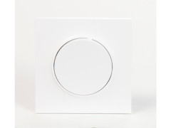 PLAQUE SIMPLE ODACE STYL SCHNEIDER ELECTRIC BLANC