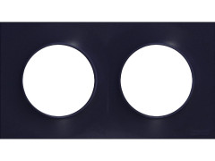 PLAQUE ODACE STYL ANTHRACITE 2 POSTE