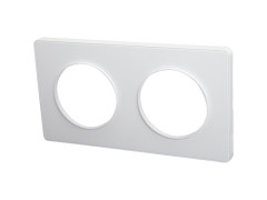 PLAQUE ODACE BLANC TOUCH BLANC 2 POSTE