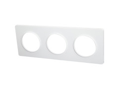 PLAQUE ODACE BLANC TOUCH BLANC 3 POSTE