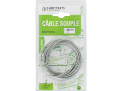 CABLE SOUPLE 19FILS L2.50M D2MM S/B