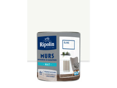 PEINTURE RIPOLIN MAT BLANC 0.5L