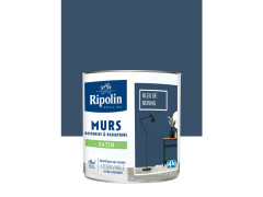 PEINTURE RIPOLIN SATIN BLEU DE BERING 0.5L