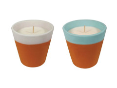 POT TERRE CUITE BORD COLORE INSECTICIDE JASMIN 80X82MM