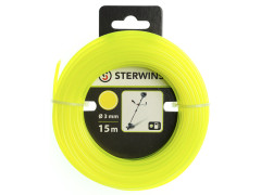 FIL NYLON ROND DEBROUSSAILLEUSE 3MM 15M BLISTER JAUNE
