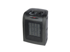 RADIATEUR SOUFFLANT CERAMIQUE NOIR 1500W