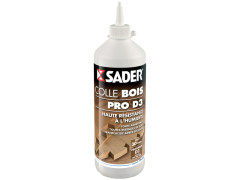 COLLE D'ASSEMBLAGE VINYL BOIS D3 MILIEUX HUMIDES SADER PRO BIB 750G