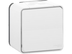 INTERRUPTEUR VA VIENT ETANCHE ENCASTRE IP55 BLANC MUREVA STYL