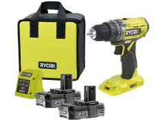 PERCEUSE S/F 18V RYOBI ONE+ 2 BATTERIES - R18DD2-220S