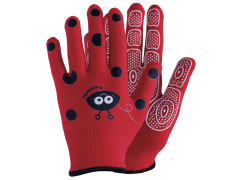 GANT ENFANT 3/4 AN COCCINELLE PAUME ANTI-DERAPANTE