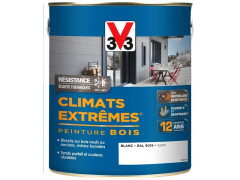 PEINTURE BOIS CLIMATS EXTREMES BLANC SATIN 2.5L