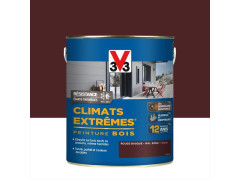 PEINTURE BOIS CLIMATS EXTEMES ROUGE BASQUE SATIN 2.5L
