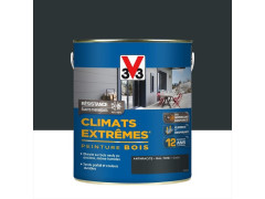 PEINTURE BOIS CLIMATS EXTEMES GRIS ANTHRACITE SATIN 2.5L