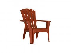 FAUTEUIL BAS MARYLAND RESINE ORANGE