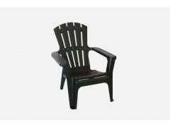 FAUTEUIL BAS MARYLAND RESINE ANTHRACITE