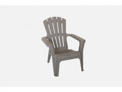 FAUTEUIL BAS MARYLAND RESINE TAUPE