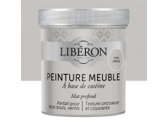 PEINTURE MEUBLES ET OBJETS CASEINE LIBERON GRIS SOIE GREGE 0,5L