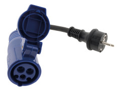 ADAPTATEUR CAMPING MALE 16A / FEMELLE CEE 17 HO7RNF 3G2,5