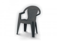 FAUTEUIL MONOBLOC NORMA ANTHRACITE