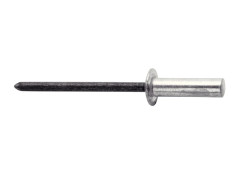 RIVET AVEUGLE ETANCHE TETE PLATE 4X12MM ALU BLISTER DE 50 ET FORET