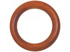 ANNEAUX BOIS 70MM POUR TRINGLE A RIDEAU D35 MERISIER X10