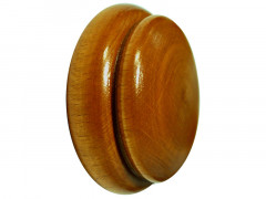 EMBOUT BOIS POUR TRINGLE A RIDEAU D35 GALET A VISSER MERISIER X2