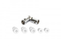 CARDAN UNIVERSEL ACIER CHROME AVEC BAGUES DE REDUCTION