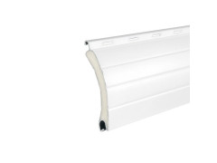LAME DE VOLET ROULANT ALUMINIUM BLANC H39MM X L2.5M LOT DE 4 PIECES