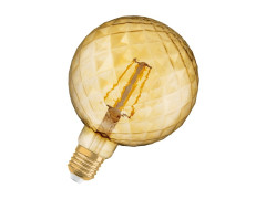 AMPOULE LED GLOBE 125MM POMME DE PIN E27 40W 470 LM 2400K AMBRE OSRAM