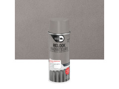 PEINTURE AEROSOL RADIATEUR QUARTZ GRIS SATIN RELOOK RADIATEURS 0.400L