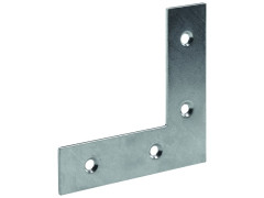 EQUERRE ASSEMBLAGE PLATE ZINGUE 80MM