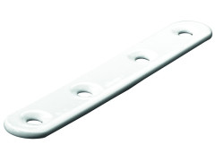 FERRURE ASSEMBLAGE ACIER EPOXY BLANC LONGUEUR 100MM