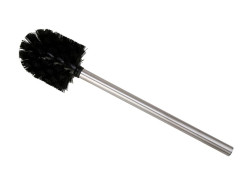 BROSSE WC EN INOX CHROME NOIR