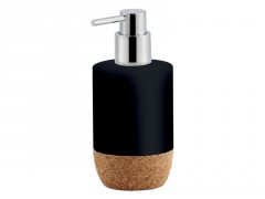 DISTRIBUTEUR SAVON ODEMIRA NOIR/NATUREL A POSER