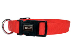 COLLIER CHIEN NYLON 30/40 CM ROUGE