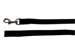 LAISSE CHIEN NYLON 1M 10MM NOIRE