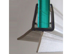 JOINT DOUBLE LEVRE 100CM POUR VERRE 6/8MM