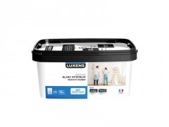 PEINTURE BLANC INTERIEUR SEJOUR ET CHAMBRE LUXENS MAT 2.5L