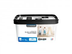 PEINTURE BLANC INTERIEUR SEJOUR ET CHAMBRE LUXENS MAT 5L