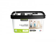 PEINTURE BLANC INTERIEUR SEJOUR ET CHAMBRE LUXENS SATIN 5L