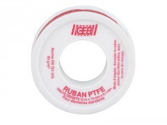 RUBAN TEFLON HAUTE DENSITE  0.075MM 12MMX12M