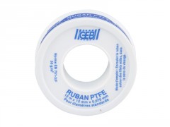RUBAN TEFLON EP 0.075MM 12MMX12M