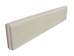 BORDURE DROITE LONGUEUR 1M EMBOÎTEMENT BÉTON TON PIERRE H20 X L100 CM