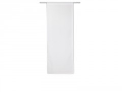 VITRAGE TRANSPARENT IDEALIS BLANC L60XH160CM LOT 2